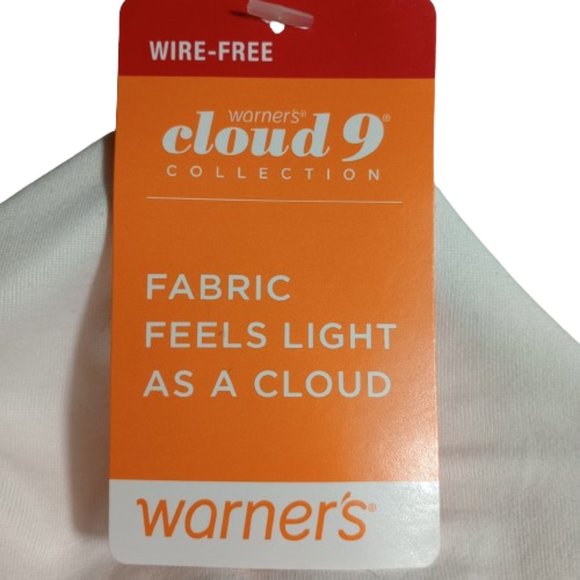 Warner's Womens Cloud 9® Wire-Free Bra Style 1269 Color White Size 32B NWT - Picture 7 of 8